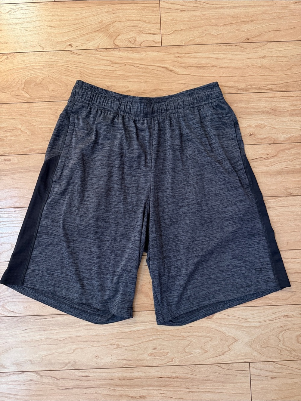 Layer 8 Men's Heather Charcoal Athletic Shorts